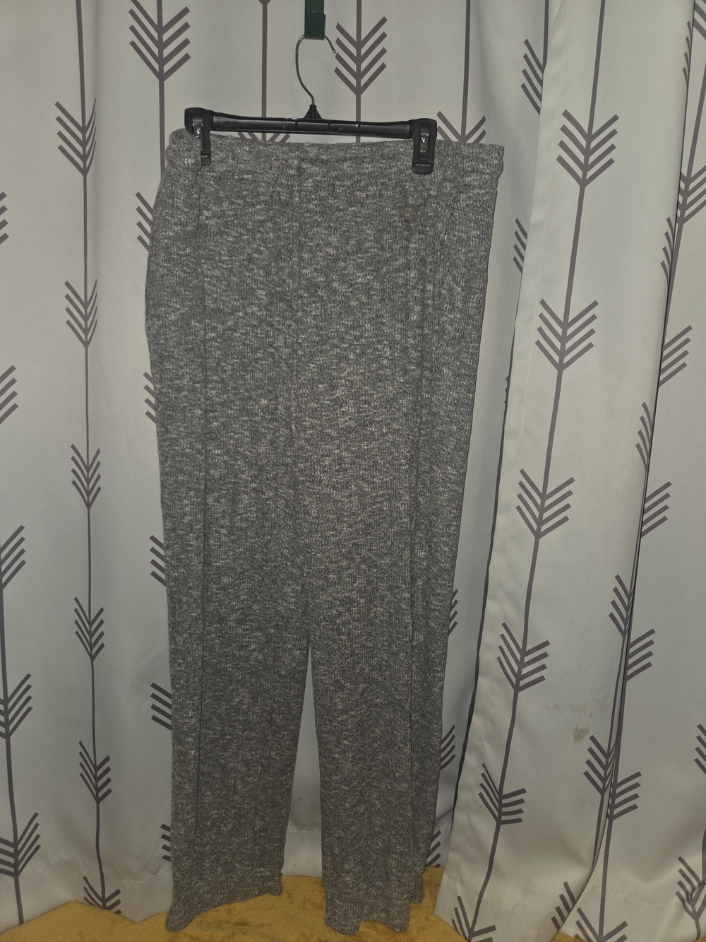 Daisy Gray Knit Jogger Pants